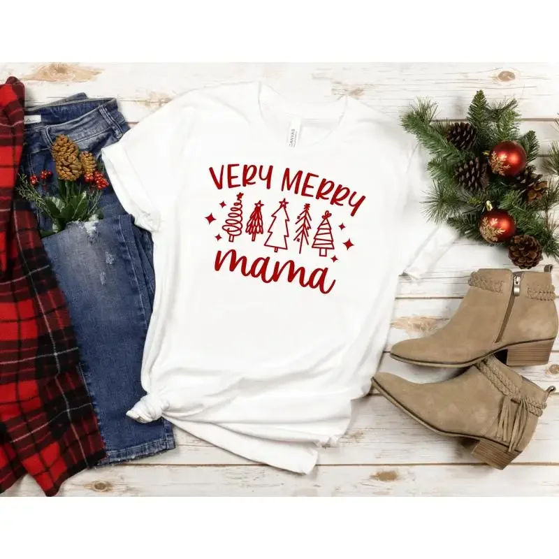 Family Tree Print - Camiseta de Natal para Família com