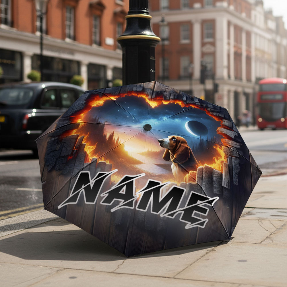 Custom Night Sky - Guarda-chuva personalizado com nome, 