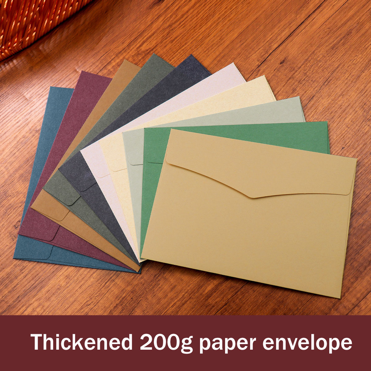 Wax Seal Letter Kit - 50 pçs/lote 23x16.2cm envelope de alta