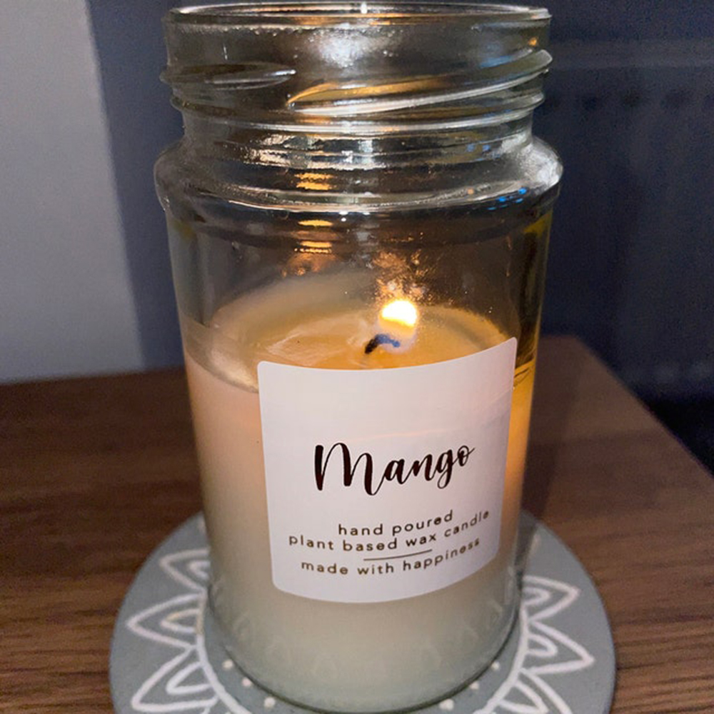 30 Adesivos Personalizados par - Personalised Candle Label avaliação e preço