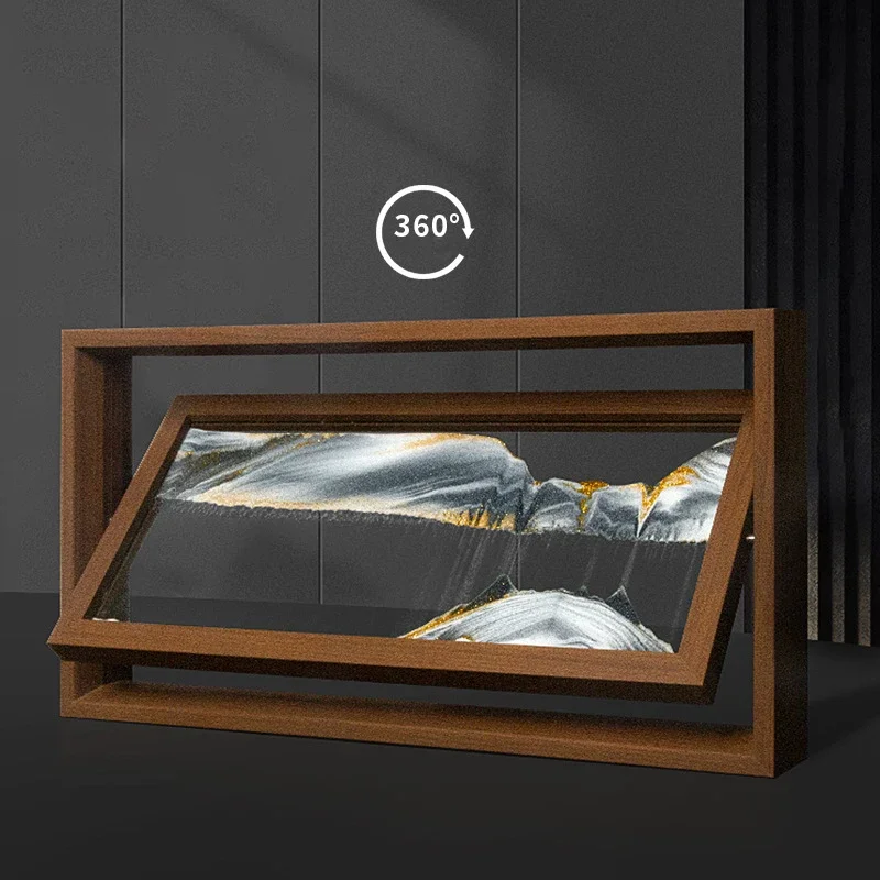 3D Rotatable Sandscape para Ho - Engraved Wood Frame avaliação e preço