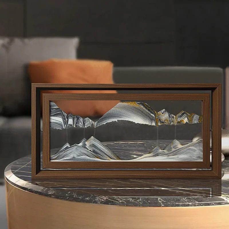 3D Rotatable Sandscape para Ho - Engraved Wood Frame avaliação e preço