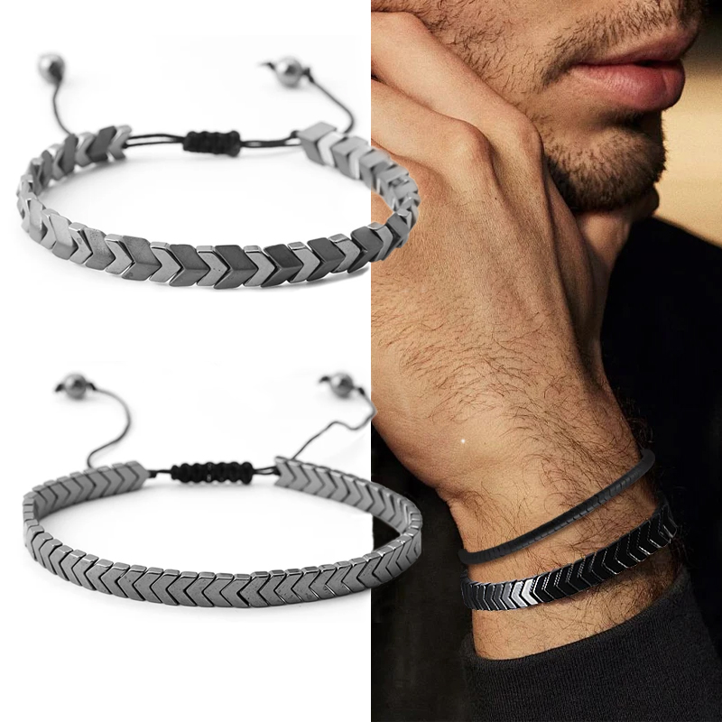Moda hematita pulseira energia - Coordinates Bracelet avaliação e preço