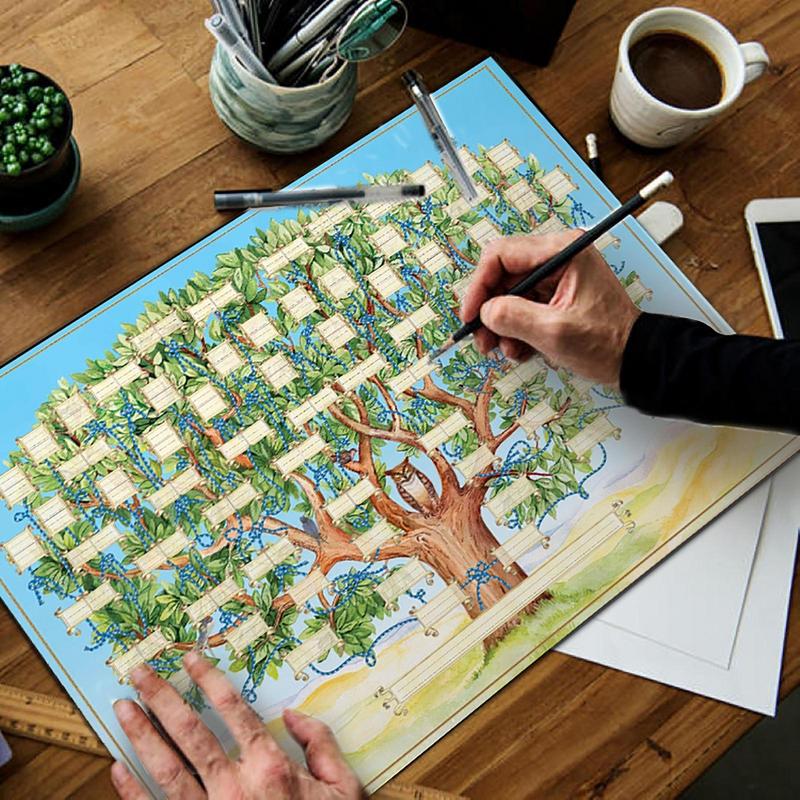 Gráfico de árvore genealógica  - Family Tree Print avaliação e preço