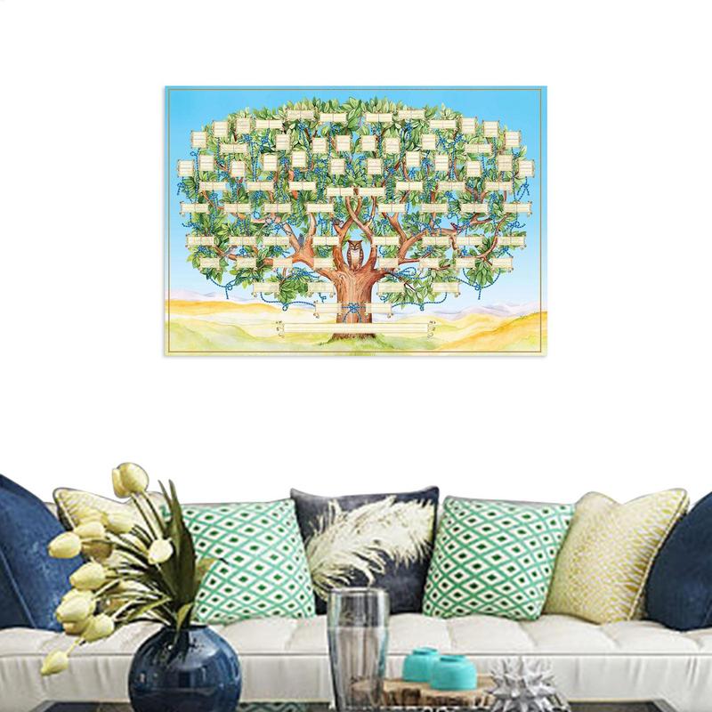 Gráfico de árvore genealógica  - Family Tree Print avaliação e preço