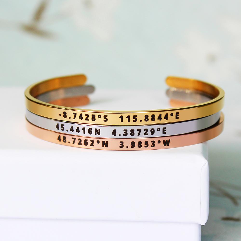 Pulseira de coordenadas person - Coordinates Bracelet avaliação e preço