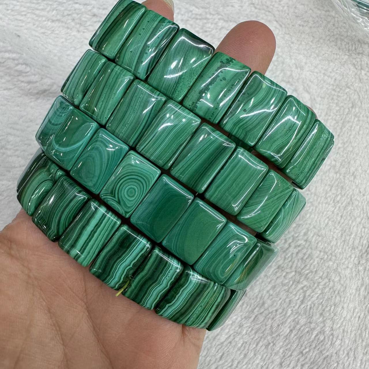 Genuine Natural Verde Malaquit - Coordinates Bracelet avaliação e preço