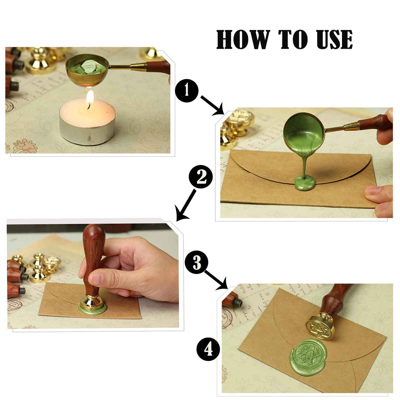 Kit de Carimbo de Cera com Cab - Wax Seal Letter Kit avaliação e preço