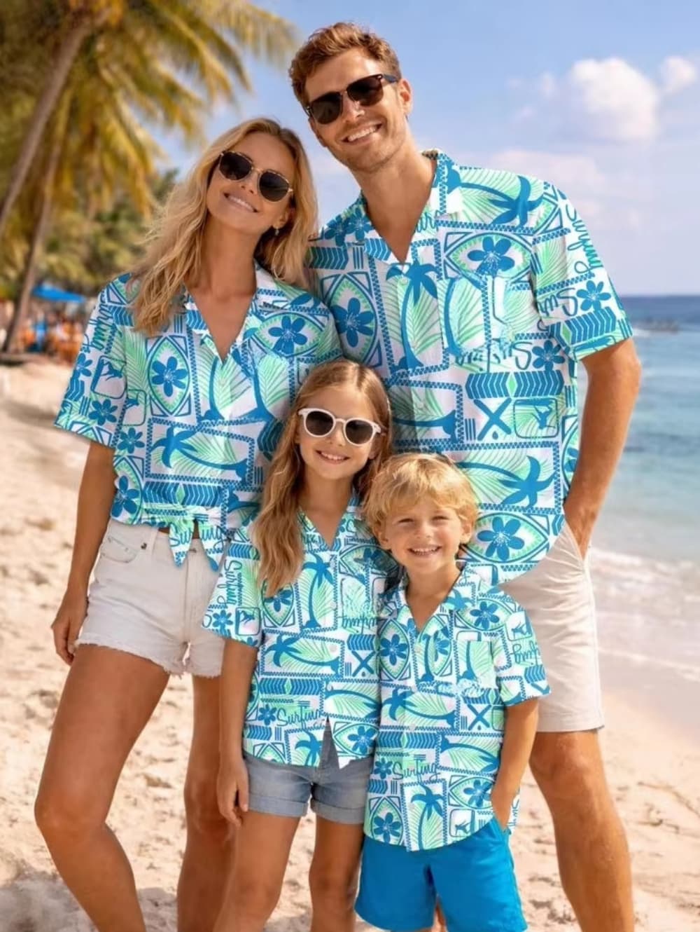 Camisa Havaiana Masculina de V - Family Tree Print avaliação e preço
