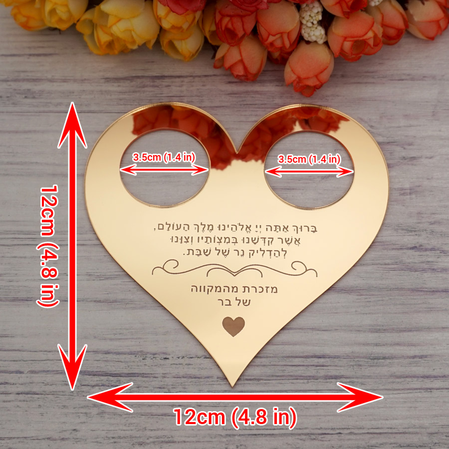 Espelho acrílico texto persona - Personalised Candle Label avaliação e preço